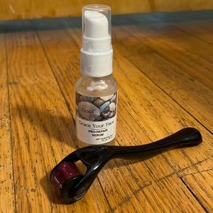 Grace Your Face Skin Care Pro Repair Serum & NEW Facial Exfoliating Roller